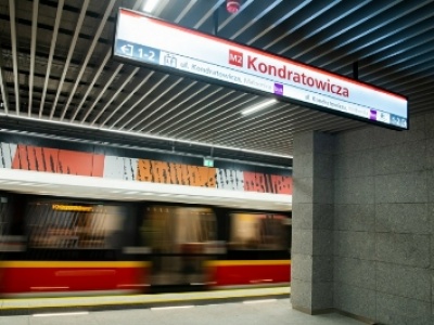 Stacja Metra M2 Kondratowicza otwarta.